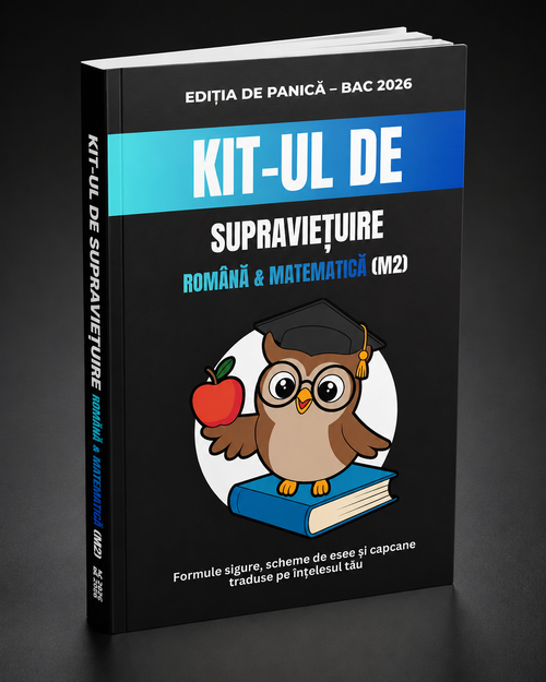 Kitul de Salvare BAC 2026 – Apex Edu (Română, Matematică)